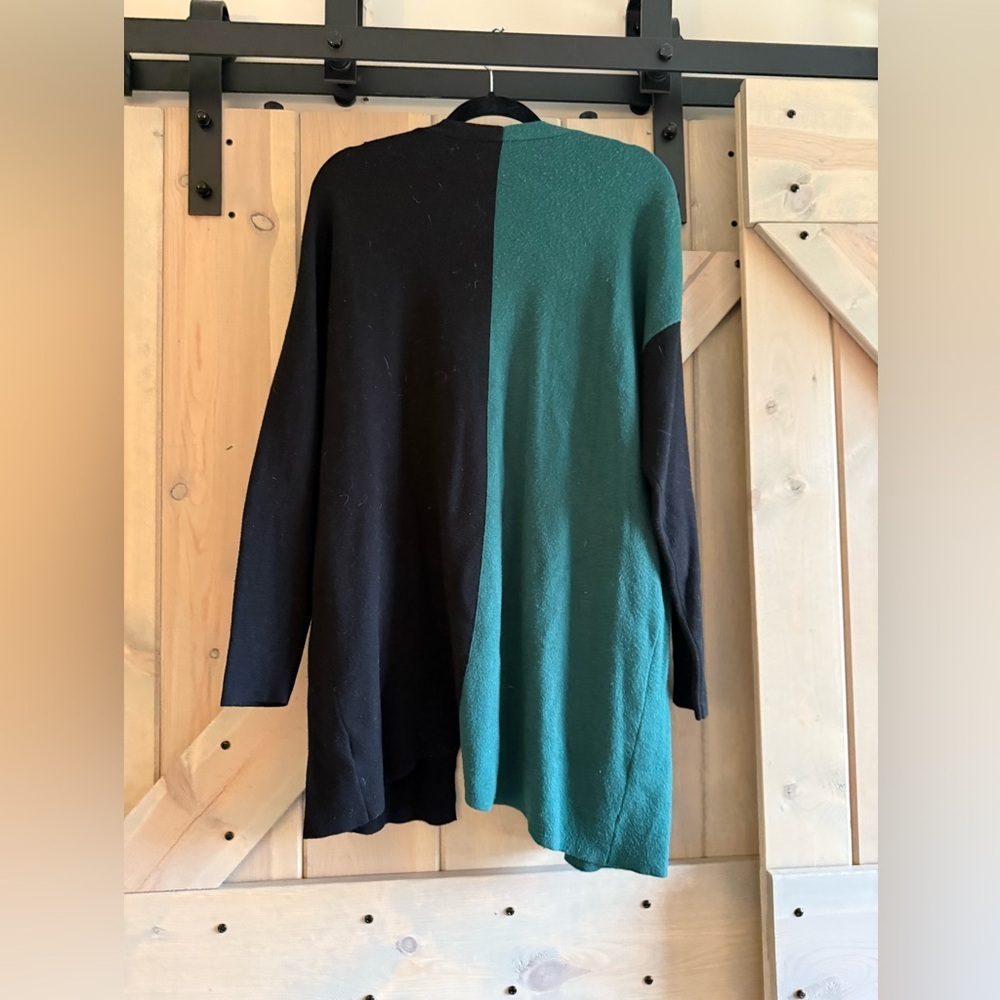 Express Colorblock Open Front Cardigan - image 5